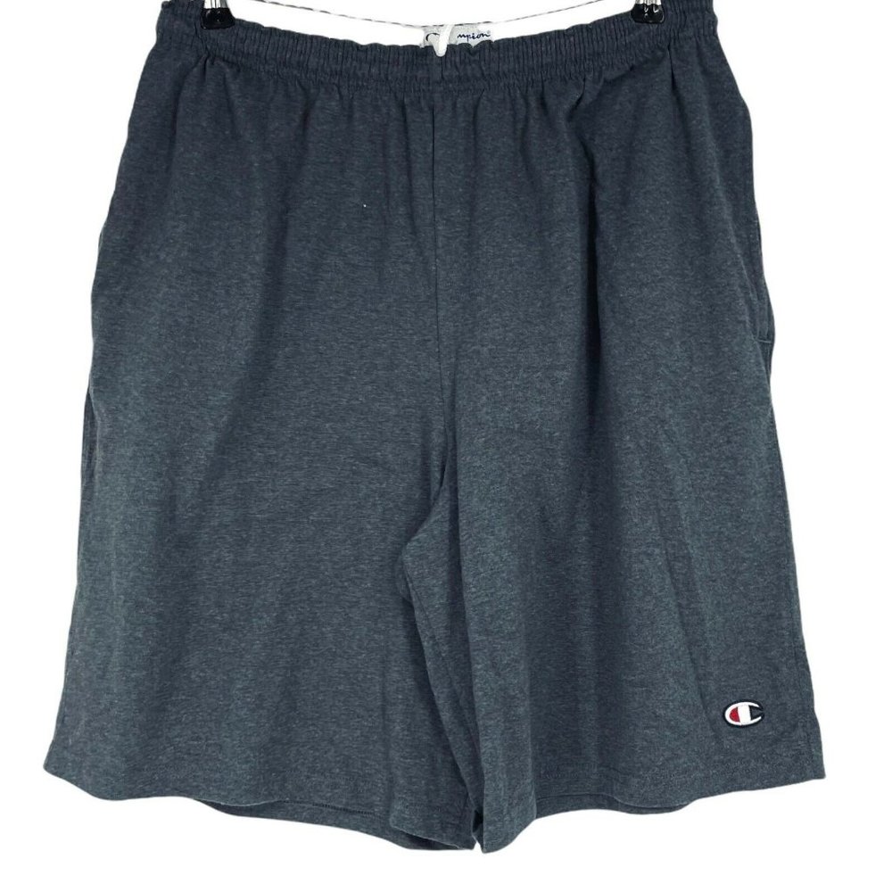 Champion Comfort Lounge Shorts Gray Large Men Loose Fit Workout Basketball NWOT